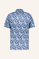 Jack Nicklaus abstraktes Druck Polo-Shirt, kurzärmeliges T-Shirt mit buntem abstraktem Design, bequem und modisch.
