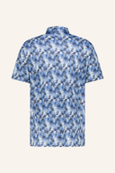 Abstraktes Druck-Polo von Jack Nicklaus, T-Shirt mit farbigem, künstlerischem Muster auf weichem Stoff.