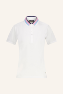 Weißes Solid Polo Poloshirt von Jack Nicklaus, kurze Ärmel, klassischer Kragen, aus weichem Baumwollstoff, für Damen und Herren
