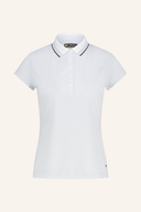 Helles blauer Jack Nicklaus Poloshirt aus festem Stoff, mit Kragen und Knopfleiste, bequemes Herren-Poloshirt.