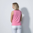 Ärmelarmes Polo-Shirt von Daily Sports, Peoria Modell, in hellem Farbton, aus weichem Stoff mit Kragen und Knopfleiste.