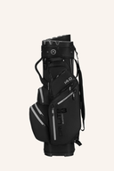 Großes Big Max Dri Lite Silencio 3 Cartbag mit mehreren Taschen und gepolsterten Tragegriffen, für Golfausrüstung.