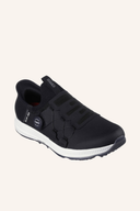 Skechers Elite 5 Slip-in Golfschuhe in Schwarz mit bequemer Sohle und sportlichem Design.