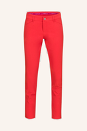 Lange Alberto Mona 3xDry Coolergolfhose für Damen, atmungsaktiv und bequem, in neutralem Farbton, sichtbar im Bild.