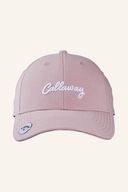 Callaway Stitch Magnet Golfcap, schwarze Kappe mit Stickerei und Magnetverschluss, ideal für Golfer und Freizeit.