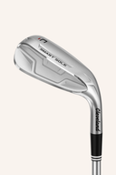 Cleveland Smart Sole 4.0 Wedge Chipper Golfschläger, Nahaufnahme des Schlägerkopfs mit Griff und Schlagfläche.