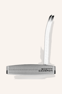 Scotty Cameron Phantom 11 Putter mit glatter Gesichtskante, schwarzes Schlägerdesign, für präzises Putten auf dem Golfplatz.