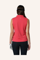 Dailys Peoria ärmelloses Poloshirt aus Baumwolle in Blau mit klassischen Kragen und Knopfleiste, sportlich und bequem.