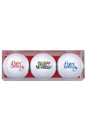 Happy Birthday Schriftzüge (3 Bälle)