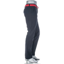 Alberto Rookie WR Revolutional lange Hose, schwarze Sporthose mit elastischem Bund und Logo-Details, für sportliche Aktivitäten.