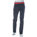 Alberto Rookie WR Revolutional lange Hose in dunklem Stoff, mit elastischem Bund und geradem Schnitt, auf weißem Hintergrund.