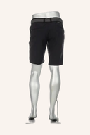 Alberto Earnie WR Revolutional Golfshorts, kurze Hosen aus leichtem Material, ideal für Golfspieler, in dunkler Farbe, Vorder- und Rückansicht