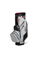 Leichter wasserdichter Sun Mountain H2NO Light Cartbag mit mehreren Fächern und stabilen Tragegriffen.