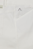 Lange Mona-C Capri Hose von Alberto, aus weichem Stoff, in Schwarz, mit elastischem Bund und schmaler Passform.