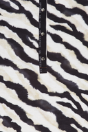 Ärmelloses Zebra Poloshirt von Golfers Paradise, T-Shirt mit Zebra-Muster und Polo-Kragen, bequem und stilvoll.