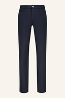 Lange Alberto Rookie Stretch Energy Hose in dunklem Blau mit elastischem Bund und sportlichem Design.