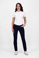 Lange Golfhose Mona-L WR Super Jersey von Alberto, bequeme Stretchhose für Damen mit sportlichem Schnitt.