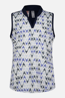 Adidas Heat.Rdy Print Polohemd, leichtes Poloshirt mit Druck, atmungsaktives Sport-Poloshirt für Damen und Herren