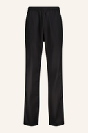 Lange Adidas RAIN.RDY Golfhose in schwarzer Farbe, strapazierfähiges Material, elastischer Bund, für sportliches Golfspielen.