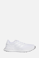 Adidas S2G 24 Spikeless Golfschuhe aus Leder mit weißem Design und bequemer Sohle, ideal für das Golfspiel.