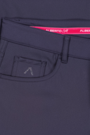 Lange Hose von Alberto ANJA FX4 Trockenkühler, flexible Schlauch für Kühlanlagen, schwarz, mit Anschlussstücken.