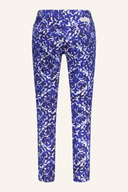 Alberto JANA-CR Ornament Jersey Lange Hose, schwarze lange Hosen mit ornamentalem Muster, bequem und stilvoll für Damen.