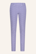 Lange Alberto Lucy Summer Dots WR Golfhose mit bunten Punktmuster, elastischer Bund und bequemem Schnitt.