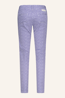 Lange Alberto Lucy Summer Dots WR Golfhose in hellem Farbton mit Punkten, bequem und sportlich für den Golfplatz