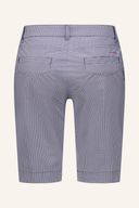 Bunte kurze Hosen von Alberto, Modell AUDREY-K Revolutional Print Shorts mit auffälligem Druck und bequemer Passform.