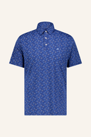 Meyers Phil Poloshirt in Blau, klassisches Polo mit Kragen und Knopfleiste, bequemes Herrenoberteil aus Baumwolle