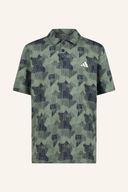 Printed Scripted Poloshirt