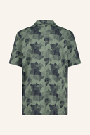 Printed Scripted Poloshirt