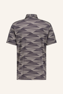 Adidas Ultimate365 Speed Stripe Polo T-Shirt in Weiß mit blauen Streifen und Kragen, sportlich und bequem für den Alltag