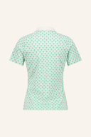 Adidas All Over Trefoil Polo T-Shirt in weiß mit All-Over-Trefoil-Design und klassischem Polokragen, bequemes Herrenmodell