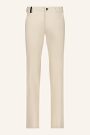 Lange Meyer Augusta Hose aus weichem Stoff, schwarze Damenhose mit geradem Schnitt und Gürtelschlaufen.