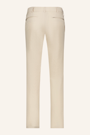 Lange Meyer Hose namens Augusta in dunklem Denim-Stil, mit elastischem Bund und geradem Schnitt.