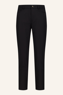 Lange Golfhose von Meyer in Grau, aus elastischem Material, mit seitlichen Taschen und sportlichem Schnitt.