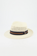 Straw Panama Hut von Golfers Paradise mit breiter Krempe und klassischem Design, ideal für sonnige Tage