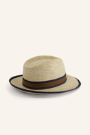Panama-Hut Sidney Croshet, eleganter Strohhut mit breiter Krempe und geflochtenem Design, ideal für Sommer und Sonnenschutz.