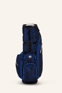Ogio All Elements Hybrid Standbag mit mehreren Fächern und gepolstertem Tragegriff, ideal für Golfer.