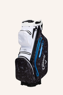 Callaway ORG 14 Hyper Dry Cartbag mit mehreren Fächern und wasserabweisendem Material, ideal für Golfequipment.