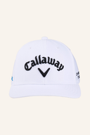 Callaway Tour Authentic Performance Pro Cap, schwarze Kappe mit Callaway Logo, atmungsaktives Material und verstellbarem Schnallenverschluss