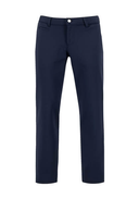 Lange Golfhose von Alberto, Rookie Stretch Energy, in grau mit elastischem Bund und sportlichem Schnitt, vorne sichtbar.