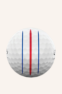 Callaway Chrome Soft Tour X Triple Track Golfbälle 2024, weiße Bälle mit Triple Track Markierungen für präzises Putten