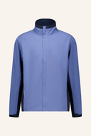 Abacus Links Stretch Regenjacke, wasserabweisende Jacke mit elastischem Material, perfekt für Regenwetter, in dunkler Farbe.