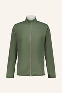 Abacus Lanark Stretch Wind Jacke in Blau, winddichte und flexible Outdoor-Jacke mit Kapuze und Reißverschluss.