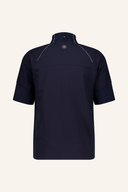Abacus Wedge Hybrid (2026) Hemd, dunkelblaues Shirt aus Baumwolle mit Kragen und Knopfleiste, modisches Design für Herren