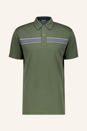 Abacus Cruit Drycool Polohemd, blaues Poloshirt mit Knopfleiste und Logo-Stickerei, bequemes Sport-Poloshirt für Damen.