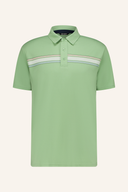 Abacus Cruit Drycool Polo, kurzärmeliges Poloshirt in Blau mit Knopfleiste und Logo-Details, für sportlichen Komfort.