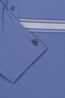 Abacus Cruit Drycool Polohemd 2026, sportliches Poloshirt in Blau mit Kragen und Knopfleiste, atmungsaktive Baumwolle.